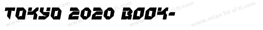 TOKYO 2020 Book字体转换